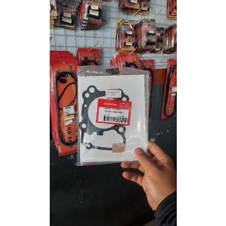 PAKING GASKET BLOK CBR 150 SONIC 150 ORIGINAL AHM