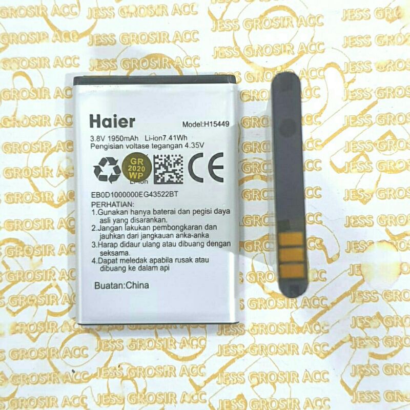 Baterai Battery Batere Original HAIER Smartfren Kode Batre H15449 Andromax PRIME , F17A1H 4G Lte