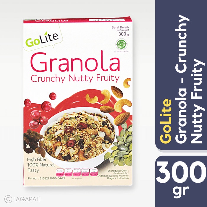 

Jual Go Lite - Granola Crunchy Nutty Fruity 300Gr