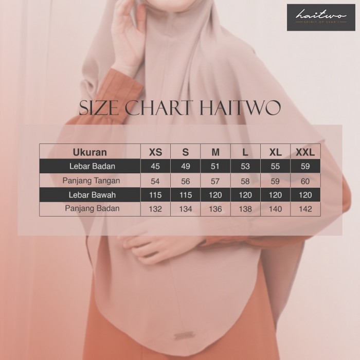 Haitwo CRESEDIA 004 Gamis Syari Bahan Jacquard Mix Decent Set Gamis Dan Hijab Syari Modern