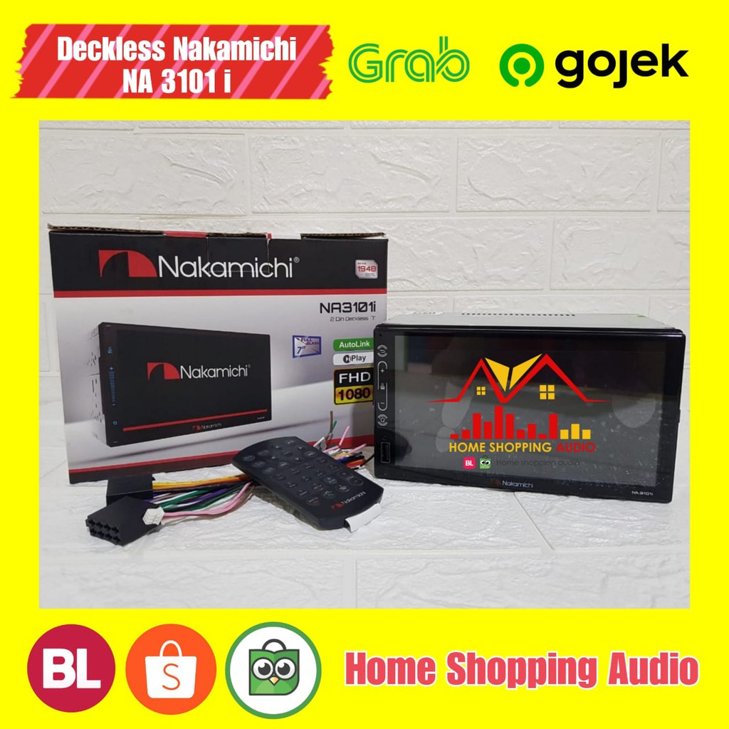 Headunit DoubleDin NAKAMICHI NA3101i Deckless Nakamichi NA3101i
