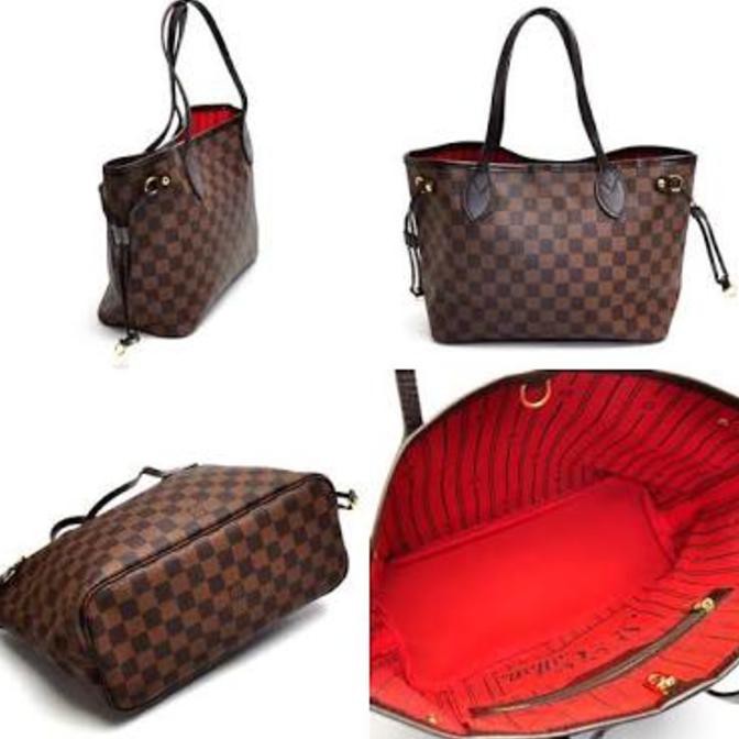 Diskon Super Tas Import/Tas Branded/Tas Kw/Tas Murah/Lv Neverfull Size S Kw 1 Barang Original