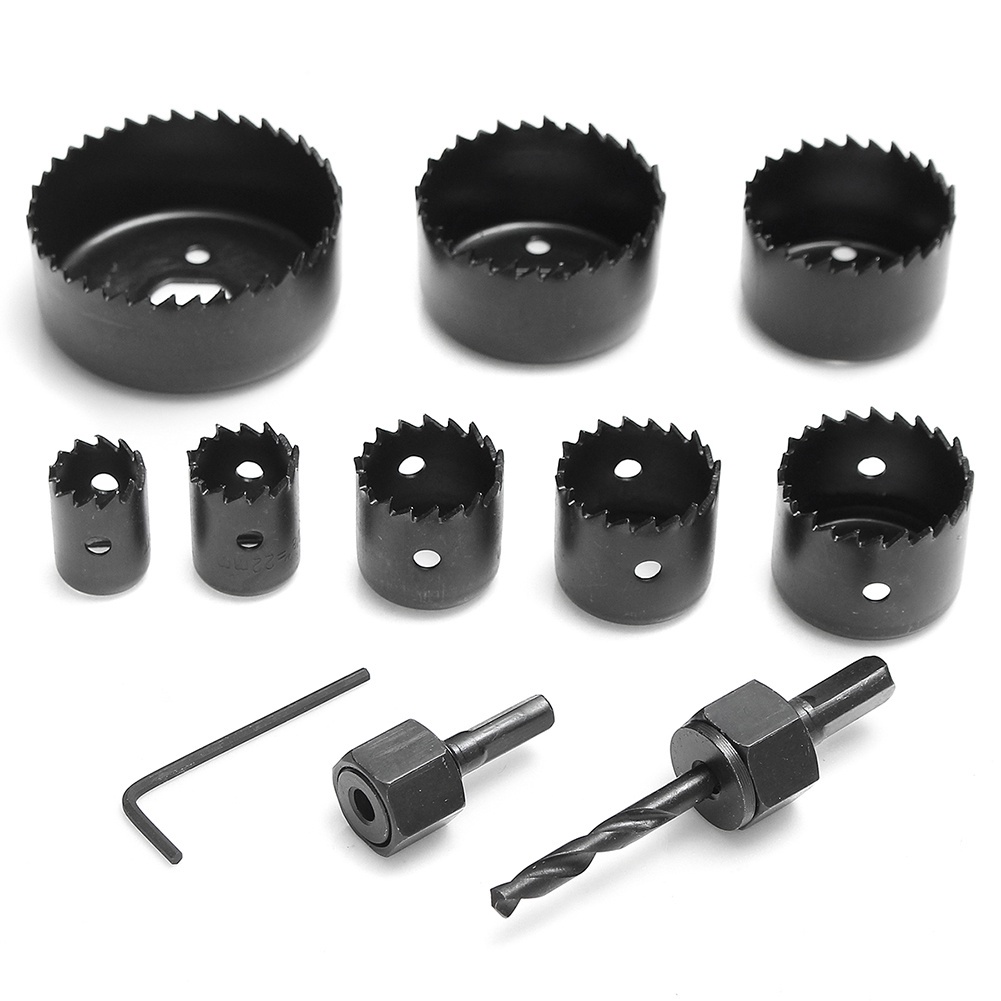 11 pcs Hole Saw Set / Mata Bor Pelubang - 19 mm ~ 64 mm