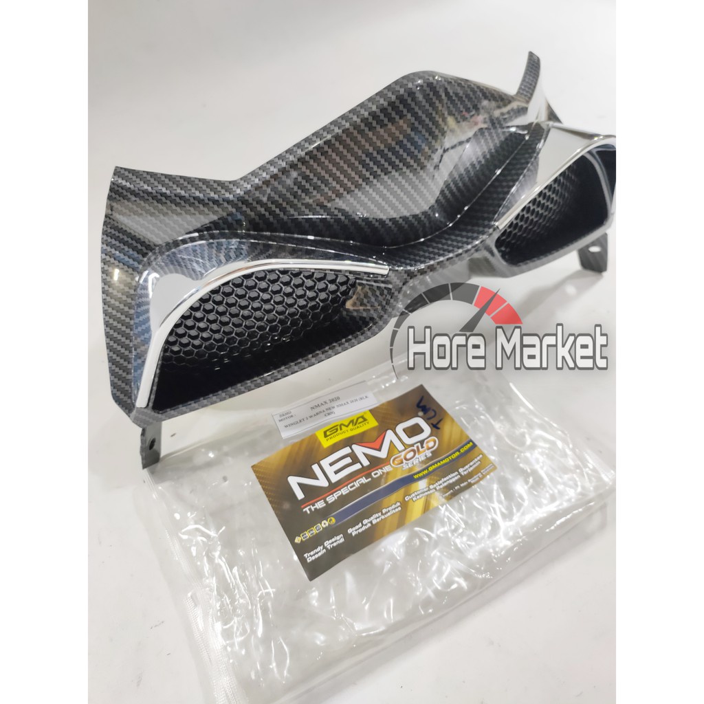 Winglet Aksesoris Variasi Yamaha New Nmax 2021 2022 NEMO Carbon 2 tone Two Tone Winglet Yamaha N max New 2021 2022 2tone Twotone