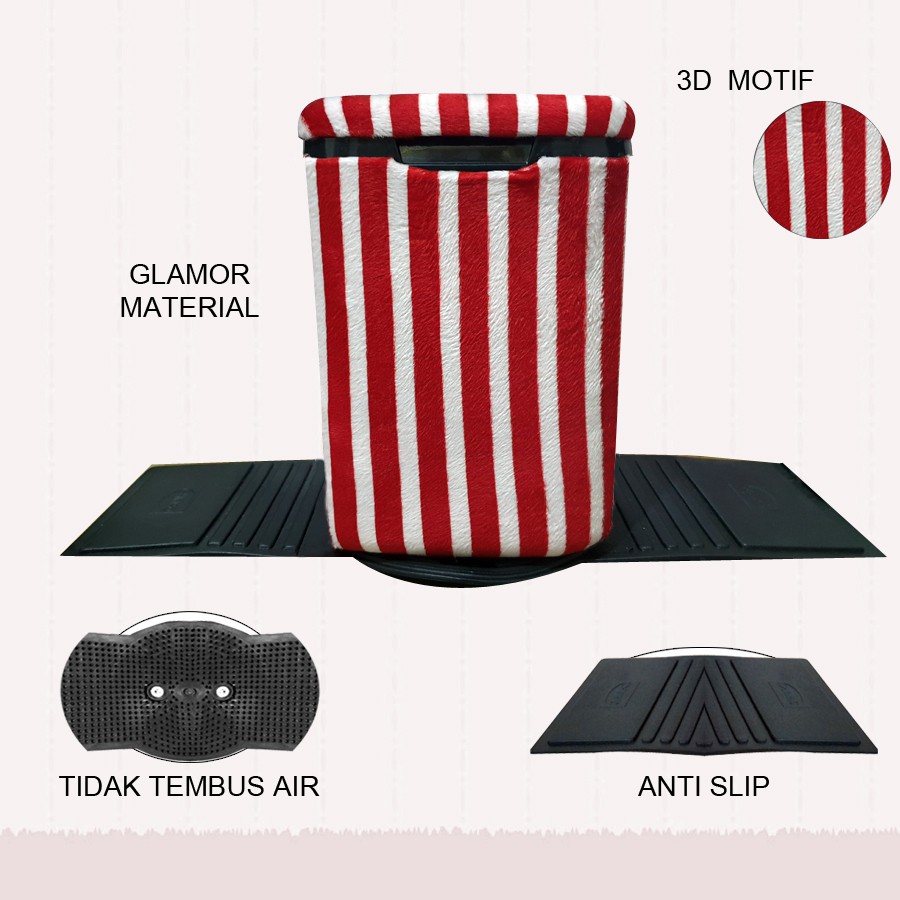 Tempat Sampah Karakter Motif Candy Permen Merah Lucu Bagus BERKUALITAS / Tempat Sampah Mobil Lucu