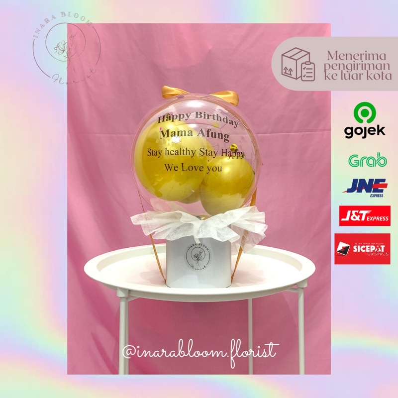balon buket/ balon bunga/ box balon buket/ hot air balon balloon buket/ buket balon wisuda/ balon bo