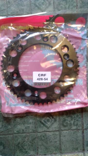 gir set motor honda crf 150l rantai expedition  / gear set crf 150 50 51 52 53 54 55 venzumi racing