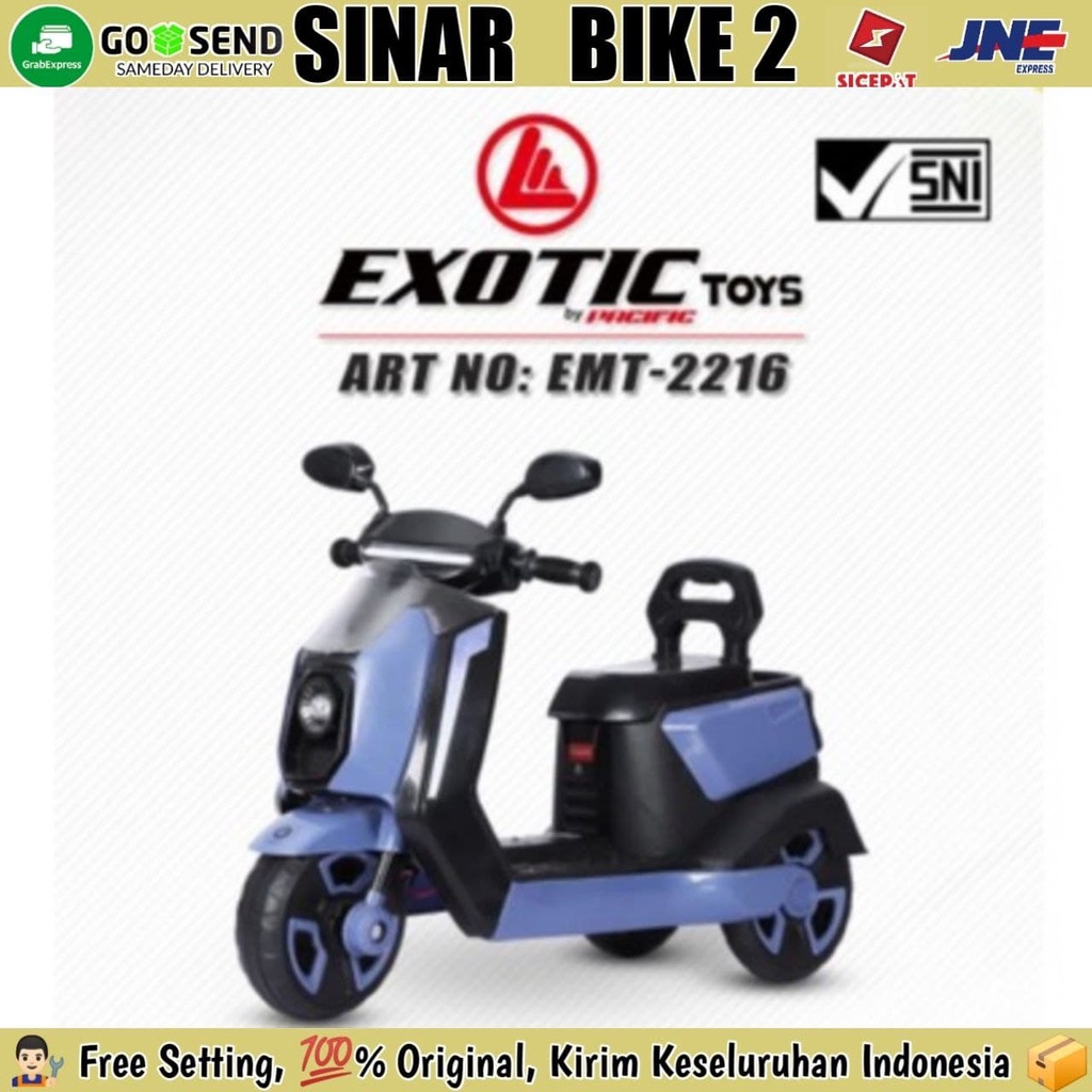 Mainan Motor Aki EXOTIC EMT 2216 Futuristic Design