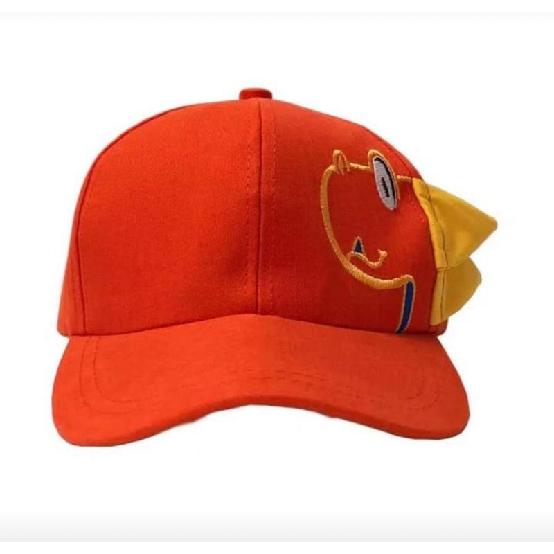 Topi anak karakter dino costume nama suka suka bordir nama-8