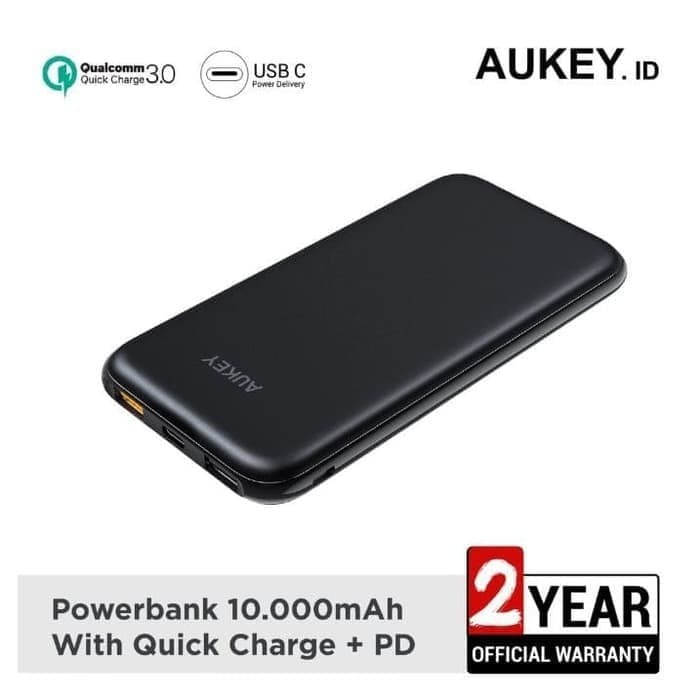 Aukey Powerbank 10000 mAh Quick Charge 3.0 & Power Delivery - PB-Y13