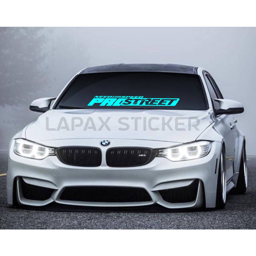 stiker kaca mobil NFS PRO STREET cutting sticker kaca mobil