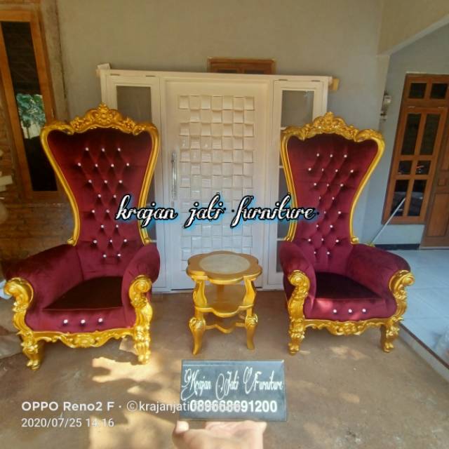 Kursi set Syahrini gold/kursi Syahrini/sofa Syahrini