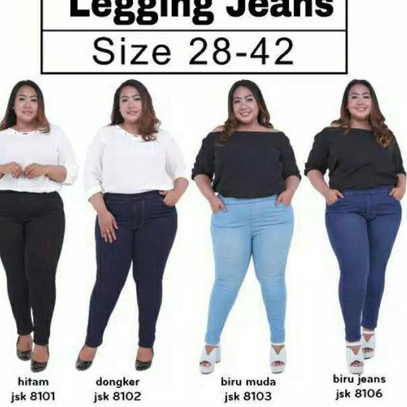 Kulot Jeans Jumbo Eonni [Lp 100-140] Clana Wanita Kekinian Tali Pinggang Karet Bigsize Original Dare