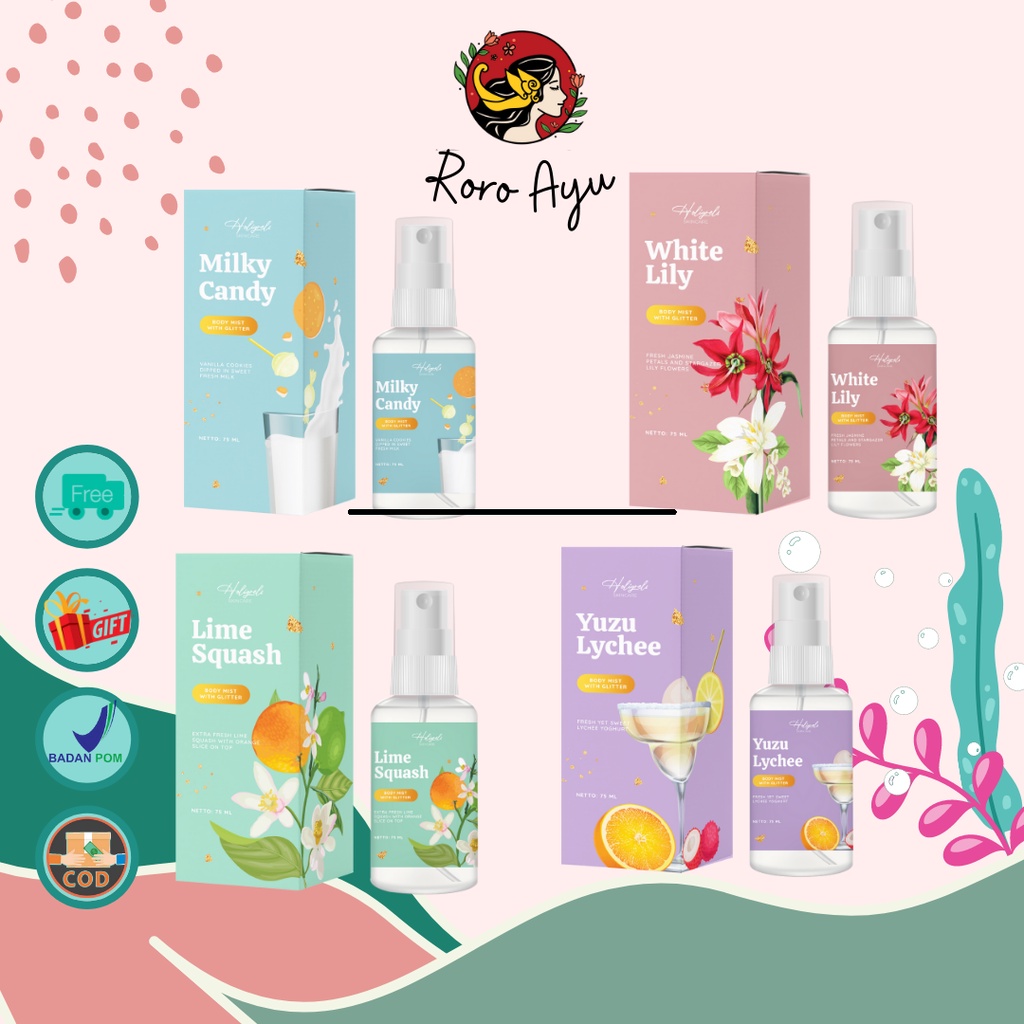 BODY MIST HOLIGRELS SKINCARE | BODYMIST HOLIGRELS