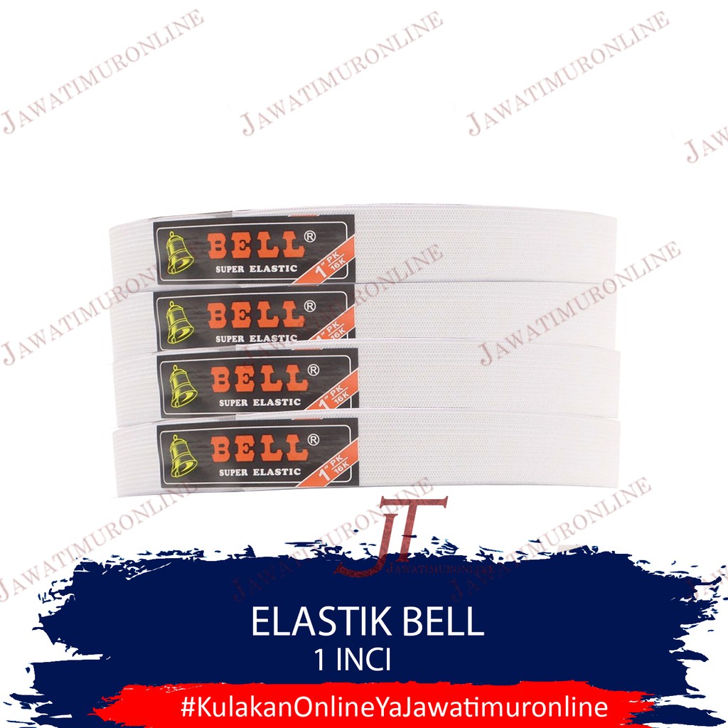 Karet Elastis Bell 1 INCI - Elastik Bell 2,5 cm