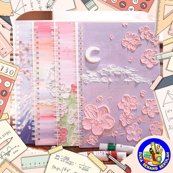 

Buku Spiral A5 Scenery Painting B0046