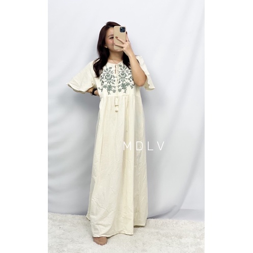 MDLV ~ 72270# Ruby Boho Maxi Dress Import Dress Muslim Fashion import