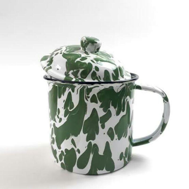 MUG LURIK TUTUP 10 CM/MUG BLIRIK/MUG SENG BLIRIK