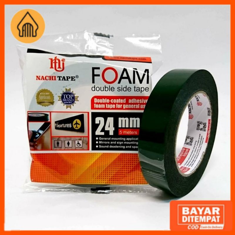 

ISOLASI NACHI TAPE FOAM DOUBLE SIDE/ DOUBLE TIP FOAM 24MM