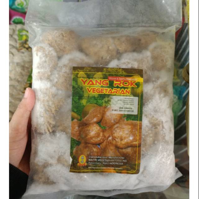 Free Ongkir COD Yang Rok Vegan / Daging Kambing Vegetarian/ Rendang Vegetarian Food HALAL