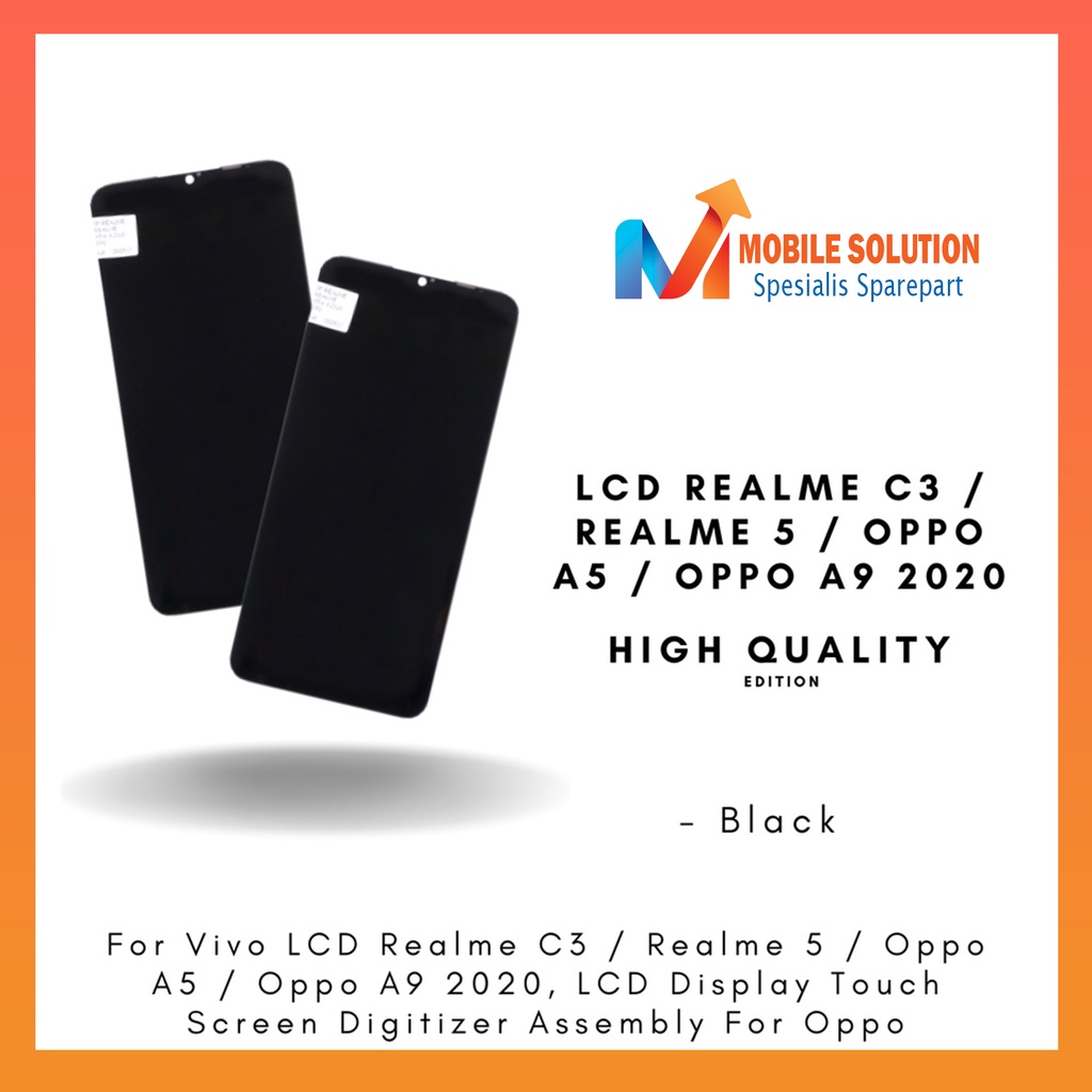 Grosir LCD Realme C3  LCD Realme 5i  LCD Oppo A5  LCD Oppo A9 2020 Universal Fullset Touchscreen - Parts Kompatible Dengan Produk Oppo GARANSI 1 Bulan + Packing / Bubbel