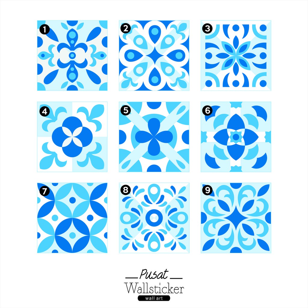 STIKER TEGEL / STIKER LANTAI / KERAMIK MOTIF 54
