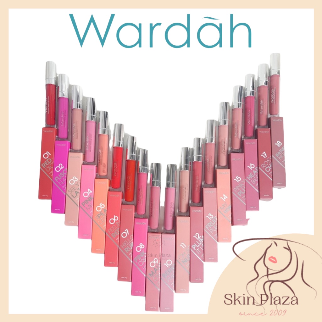 Wardah Lip Cream Exclusive Matte Lip Cream 18 Warna