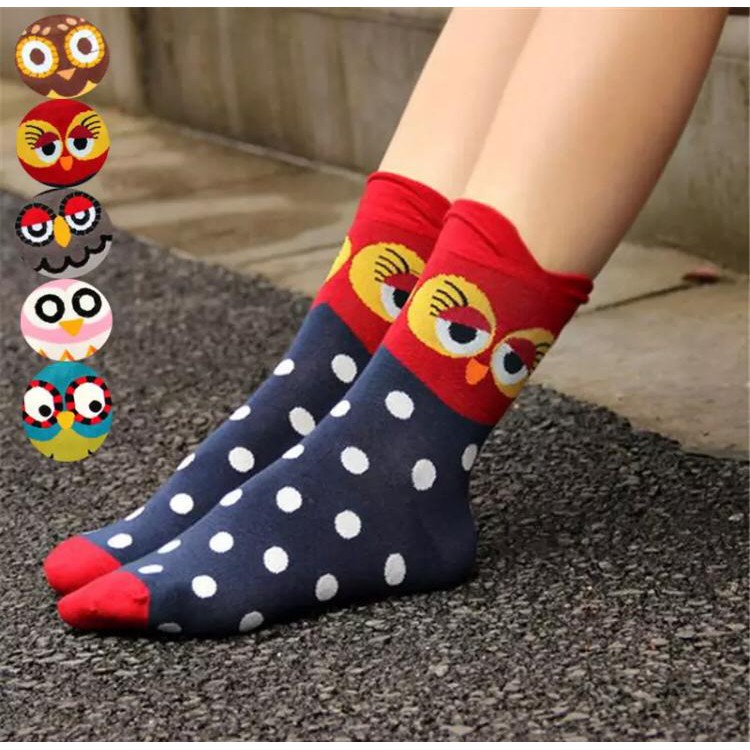 Kaos Kaki Wanita Karakter Motif Cute Lucu Unik Import SCH015