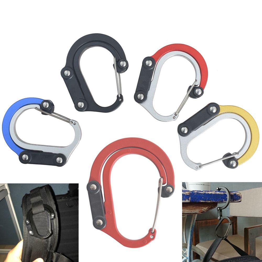 Klip Gigi Hybrid QUINTON Klip Kuat Memancing Climbing Gear Travel360°Klip Kait Putar Multifungsi Carabiner