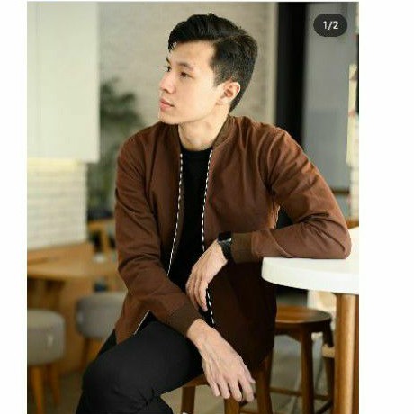 Canvas Suede Bomber by maleid