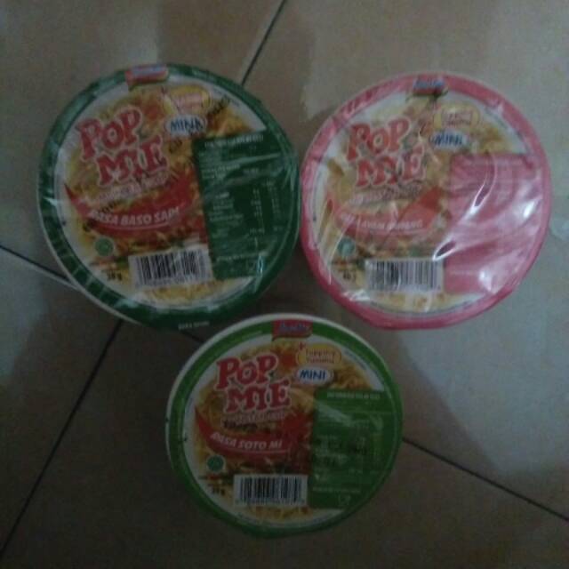 

Pop mie mini varian rasa random