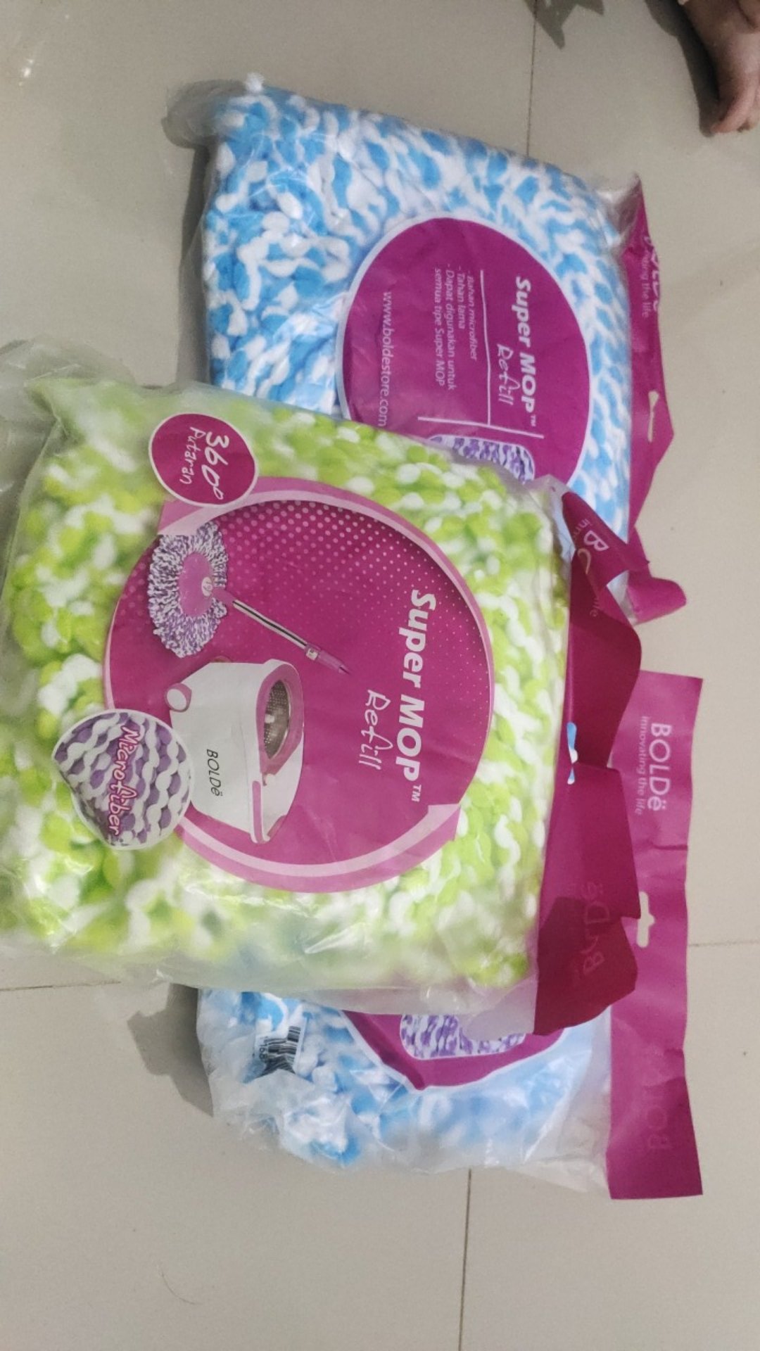 Na Bolde Refill Super Mop / Kain Super Mop Microfiber