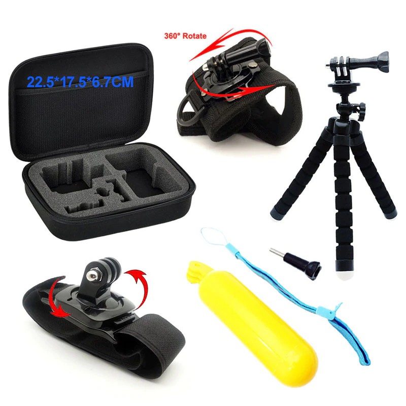 INDORETAIL | Fotografi | Video | Kamera Action Aksesoris Kit Untuk Go Pro Hero 7 Tali Set Untuk Go