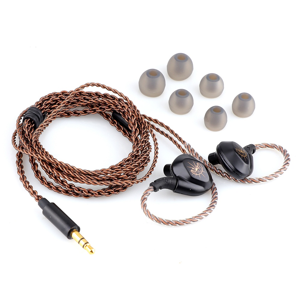 Blon Z200 Earphone In Ear HiFi 10mm Bahan Zinc Alloy Dengan Kabel Ganda