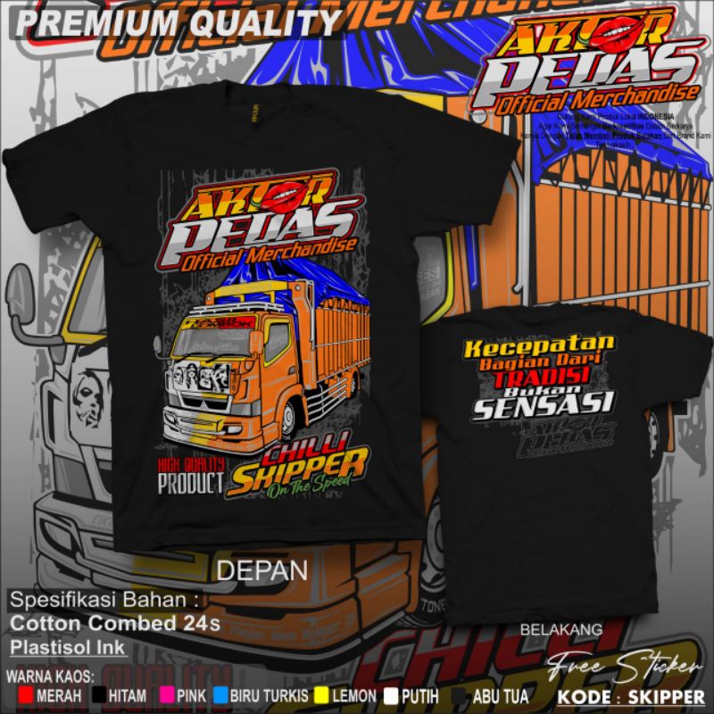 Kaos Truk New Actor Pantura / Kaos Distro Truck / Kaos Truck Lovers/ Kaos Gambar Truck