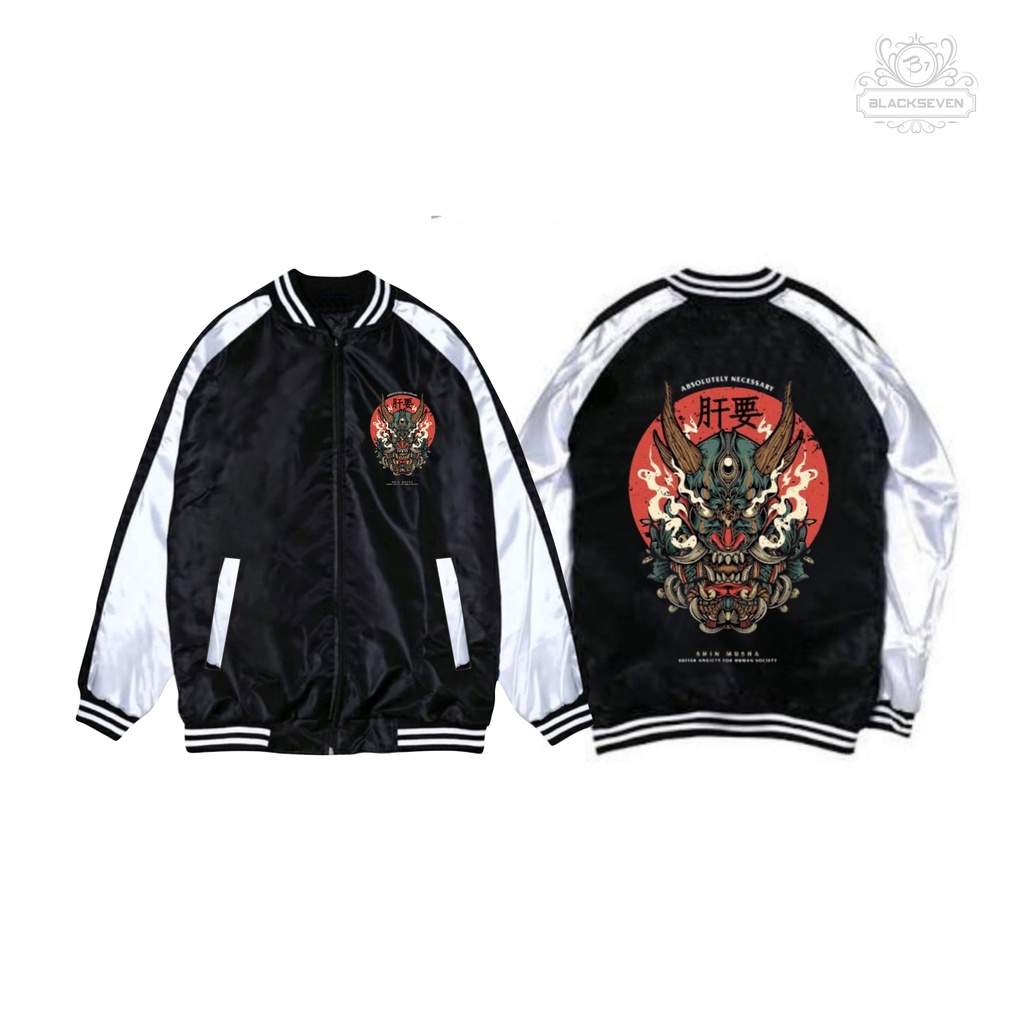 Sukajan Jaket Baseball - Culture Samurai-Shin Musha