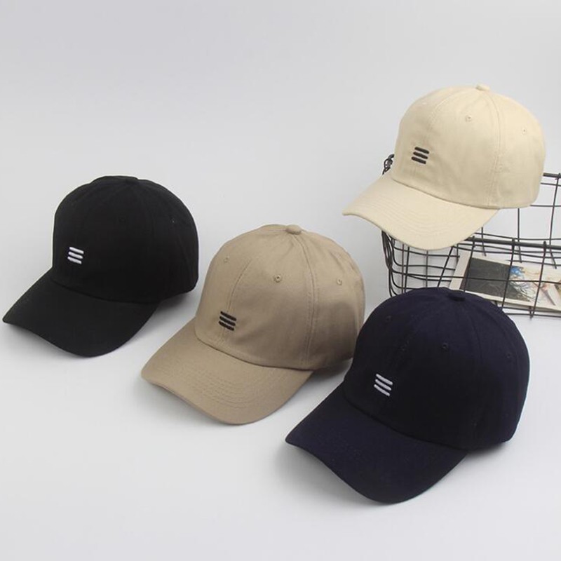 BANTING HARGA Baseball Cap Women Men Topi Pria TERBARU TOPI GARIS BALOK 3 Embroidery Cap Adult Hat Trend 2022 BISA COD