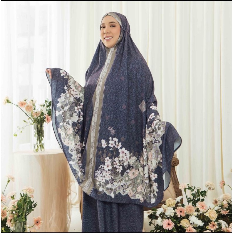 Mukena Seradia x Fitrop Madre Royal Blue