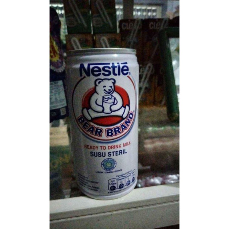 

Susu murni Bear brand 189ml