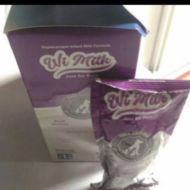 Wi Milk  susu sapi untuk kucing anjing