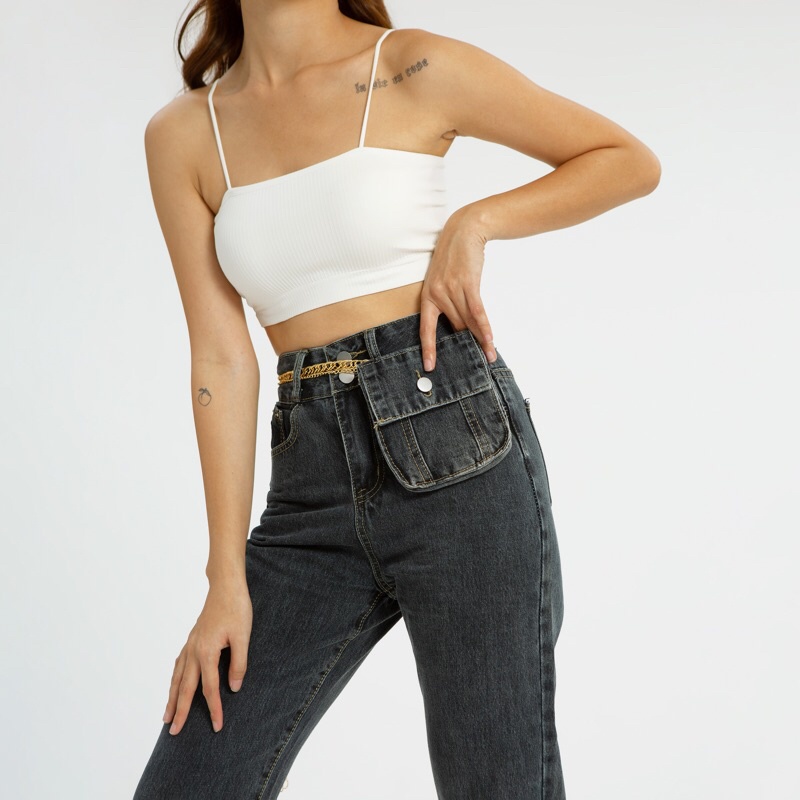 VIERLIN - Jeans 670 - HIGHWAIST JEANS BOYFRIEND