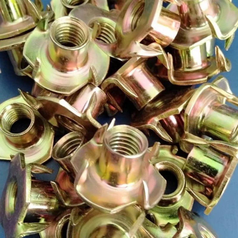 Baut t nut M10 baut cakar 4 prong