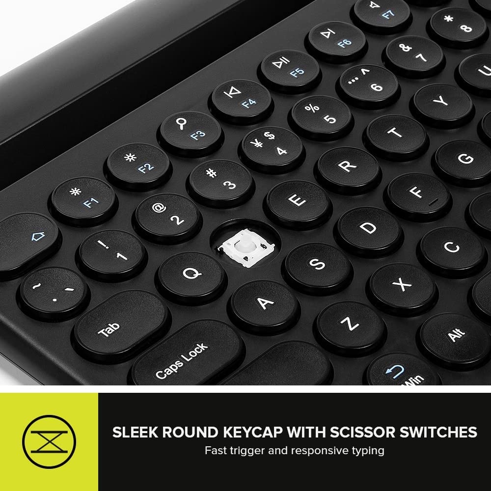 Delux K2212V Multi-Device Bluetooth Keyboard K480 K780 Killer