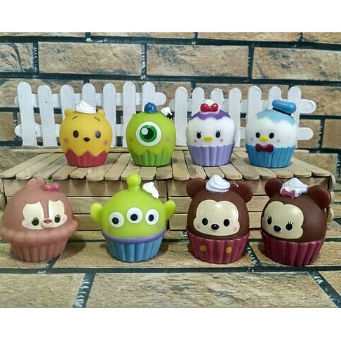 FIGURE DISNEY TSUM TSUM RUBBER VINYL ISI 8 PCS KD142