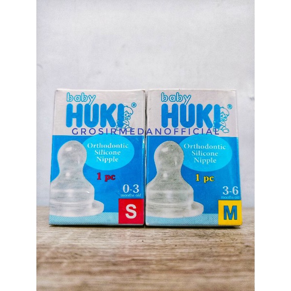 HUKI DOT GEPENG PIPIH - KEPALA DOT SILICONE ORTHODONTIC