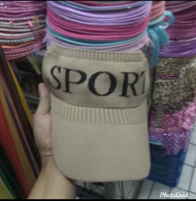 Topi wanita sport banyak warna import