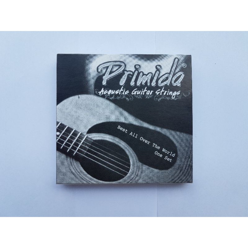 (Kepala kuningan)Senar Gitar String Akustik Original Primida 1 Set kwalitas tinggi no1-6