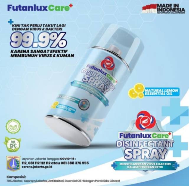 FUTANLUX CARE DISINFECTANT SPRAY ANTI CORONA