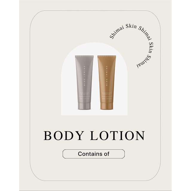 SHIMAI SKIN BODY LOTION DOSIS TINGGI PAGI &  MALAM