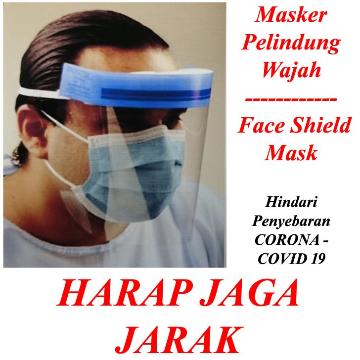 APD Face Shield Mask Masker Pelindung wajah  ANAK dari 